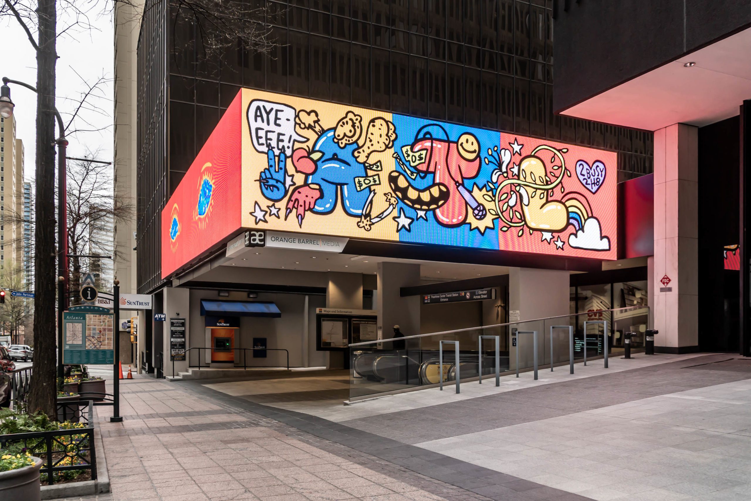 Peachtree Plaza LED Display