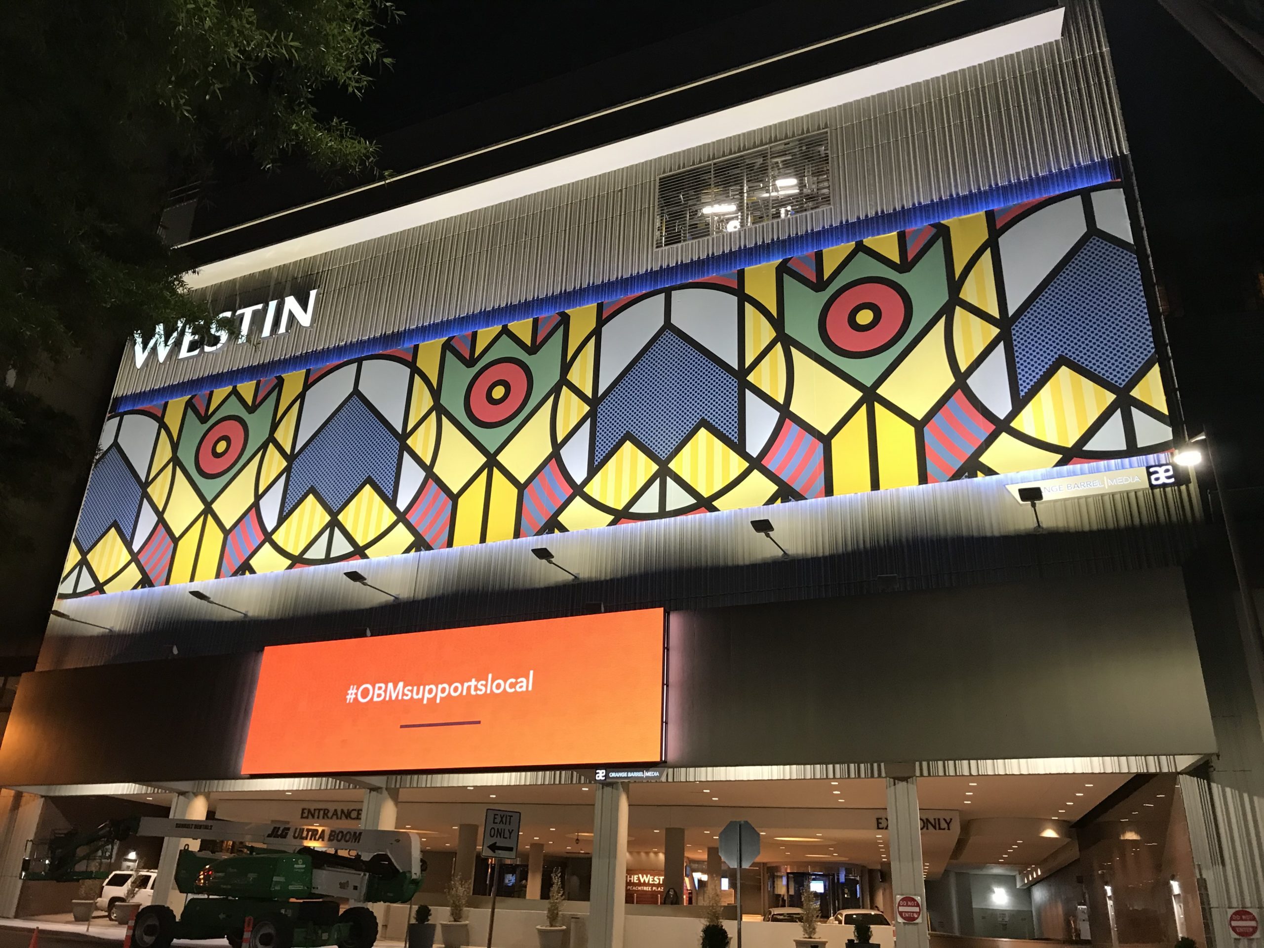 Westin Peachtree Plaza LED Display & Flex Face