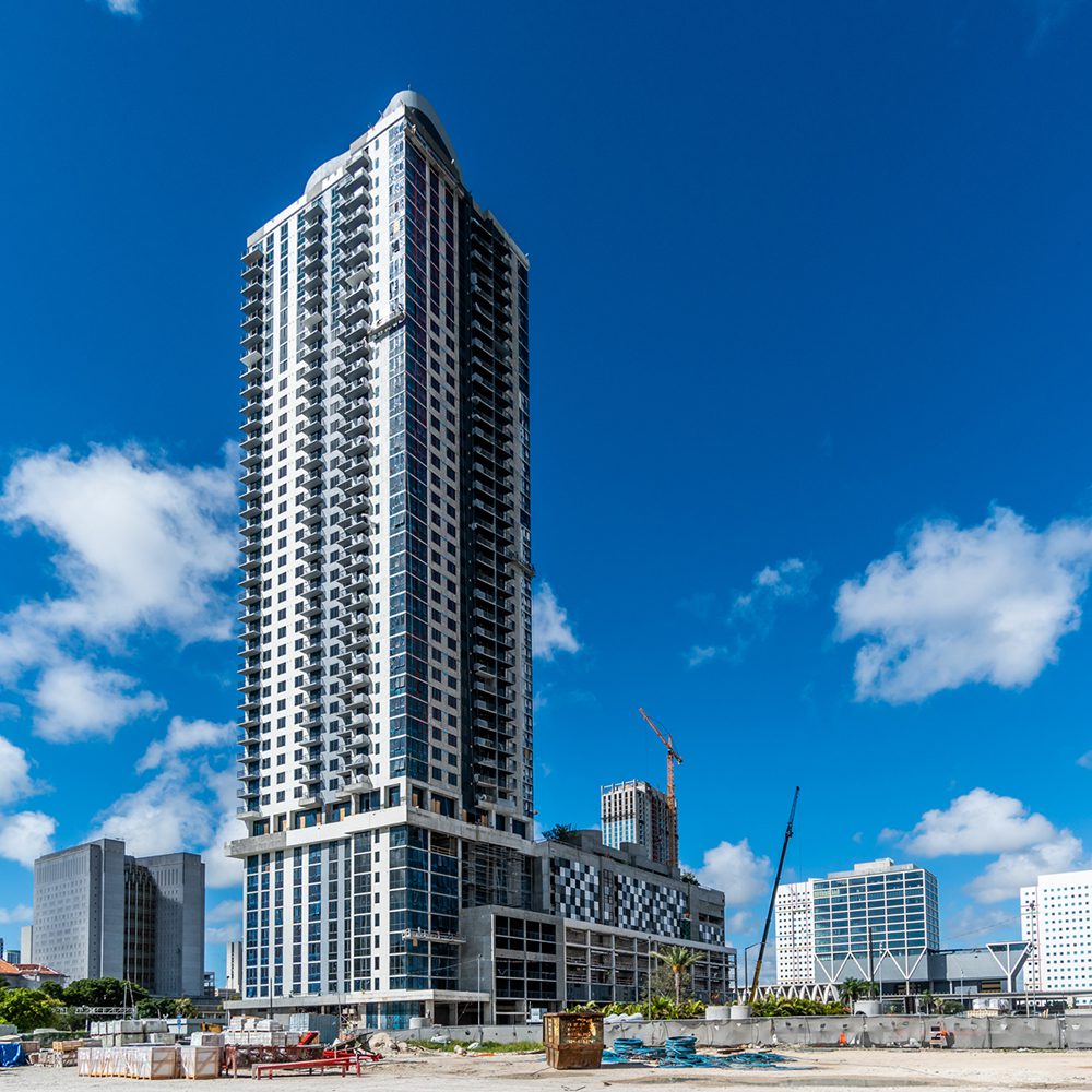 Miami Worldcenter Another Step Towards Completion with Delivery of  43-Storey CAOBA