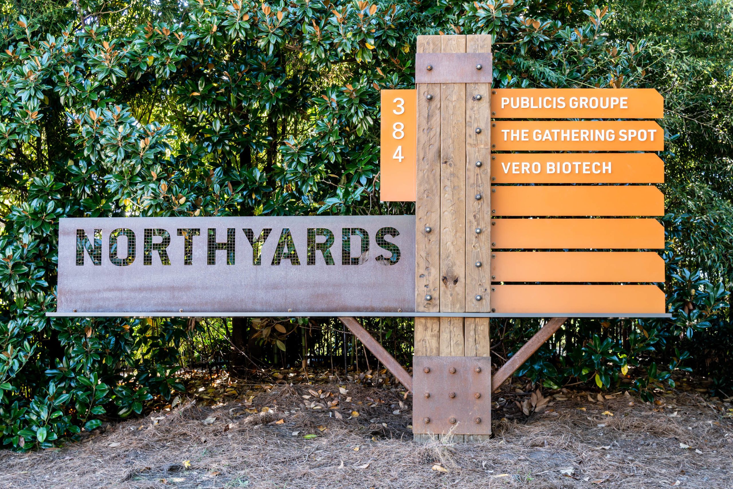 Northyards, Wayfinding Entrance Signage